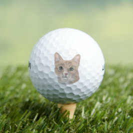 Oranje tablet golfballen