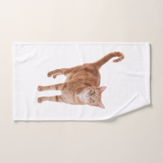 Oranje tablet handdoek (Handdoek)