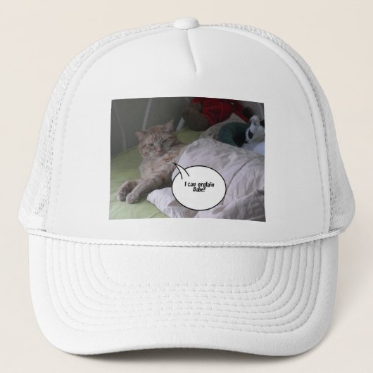 Oranje tablet Humor Trucker Pet (Voorkant)