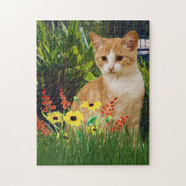 Oranje tablet in de bloem Dierenvrienden van de tu Legpuzzel