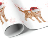 Oranje tablet in kerstmis cadeaupapier (Rol Hoek)