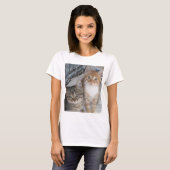 Oranje tablet Kittens T-shirt (Voorkant volledig)