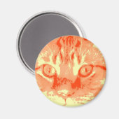 Oranje tablet magneet (Voorkant / Achterkant)