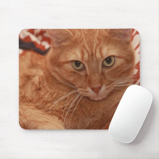 Oranje tablet muismat (Met muis)