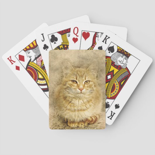 Oranje tablet pokerkaarten (Achterkant)