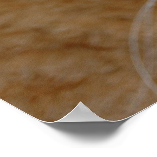 Oranje tablet poster (Hoek)