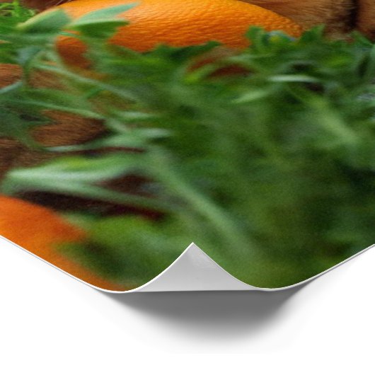 Oranje tablet poster (Hoek)