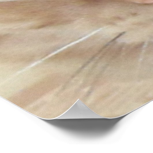 Oranje tablet poster (Hoek)