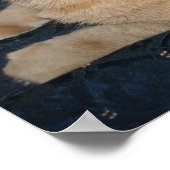 Oranje tablet poster (Hoek)