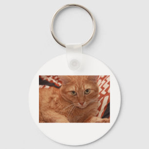 Oranje tablet sleutelhanger