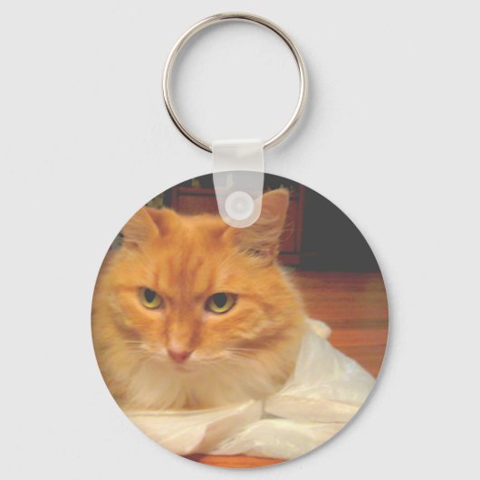 Oranje tablet sleutelhanger (Voorkant)