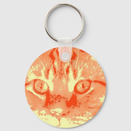 Oranje tablet sleutelhanger (Voorkant)