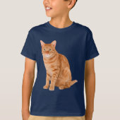 Oranje tablet t-shirt (Voorkant)