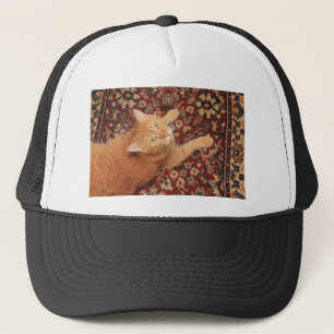 Oranje tablet trucker pet