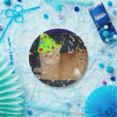 Oranje tablet van Birthday Party Papieren Bordje (Feest)