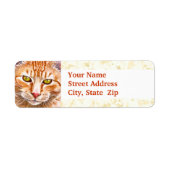 Oranje tabletschildering etiket (Voorkant)