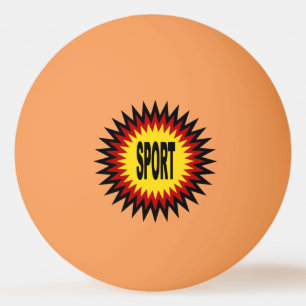 Oranje tafeltennistafel 3sterren DUITSLAND SPORT Pingpongbal