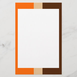Oranje Tan en de Bruine Kantoorbehoeften van de Briefpapier