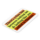 Oranje Tan Joke Magnet Magneet (Linkerzijde)