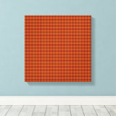 Oranje tapijdoek canvas afdruk (Insitu (Houten vloer))