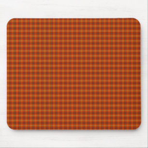 Oranje Tartan Mousepad Muismat