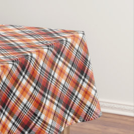 Oranje Tartan Pset Tafelkleed