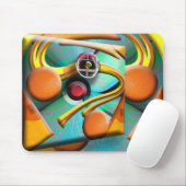 Oranje te muismat (Met muis)