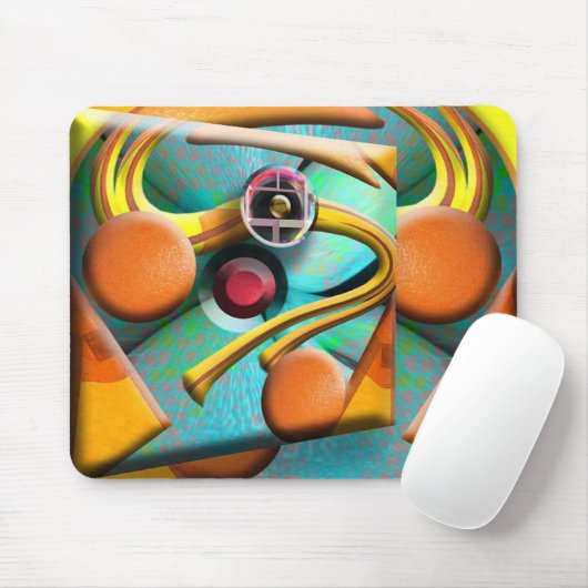 Oranje te muismat (Met muis)