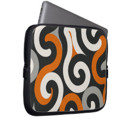 Oranje Team (personaliseer) Laptop Sleeve