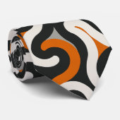 Oranje Team (personaliseer) Stropdas (Opgerold)