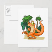 Oranje Techo op op een Mystery Island quest Briefkaart (Voorkant / Achterkant)