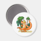 Oranje Techo op op een Mystery Island quest Magneet (Voorkant / Achterkant)