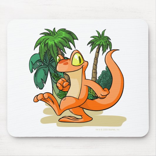 Oranje Techo op op een Mystery Island quest Muismat (Voorkant)