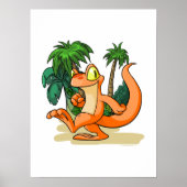 Oranje Techo op op een Mystery Island quest Poster (Voorkant)