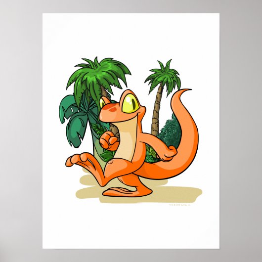 Oranje Techo op op een Mystery Island quest Poster (Voorkant)