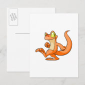 Oranje Techo op op een quest Briefkaart (Voorkant / Achterkant)