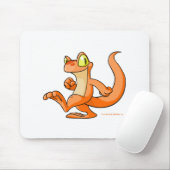 Oranje Techo op op een quest Muismat (Met muis)