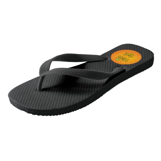 Oranje Teenslippers (Schuin)