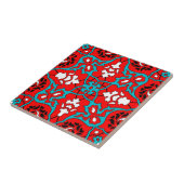 oranje tegels uit het midden - oosten tegeltje (Zijkant)