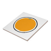 Oranje Tegeltje (Zijkant)