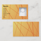 Oranje teken - zakelijk visitekaartje (Voorkant / Achterkant)