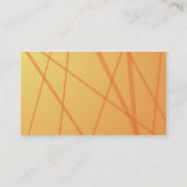 Oranje teken - zakelijk visitekaartje (Achterkant)