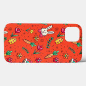 Oranje telefooncel voor paaspatroon Case-Mate iPhone case (Achterkant (horizontaal))