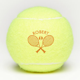 Oranje Tennis Thema Custom Monogram Tennisballen