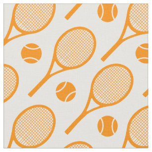 Oranje tennisrackets - maat voor "tegels" aanpasse stof