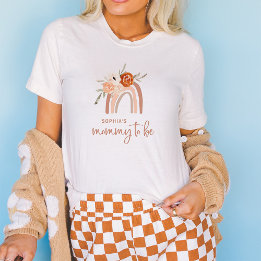 Oranje terracotta boho | Mammie om regenboog te zi T-shirt