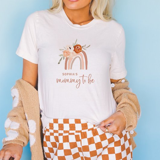 Oranje terracotta boho | Mammie om regenboog te zi T-shirt