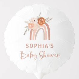 Oranje Terracotta Boho | RegenboogBaby shower Ballon