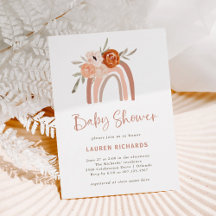 Oranje Terracotta Boho | RegenboogBaby shower