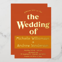 Oranje Terracotta Modern Retro